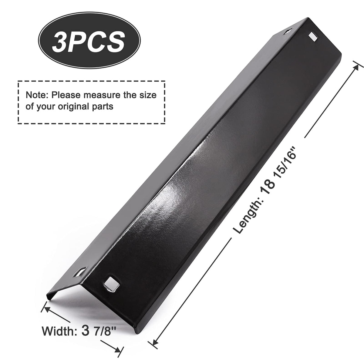 Criditpid heat plate shields for Chargriller 5650 providing durable replacement part