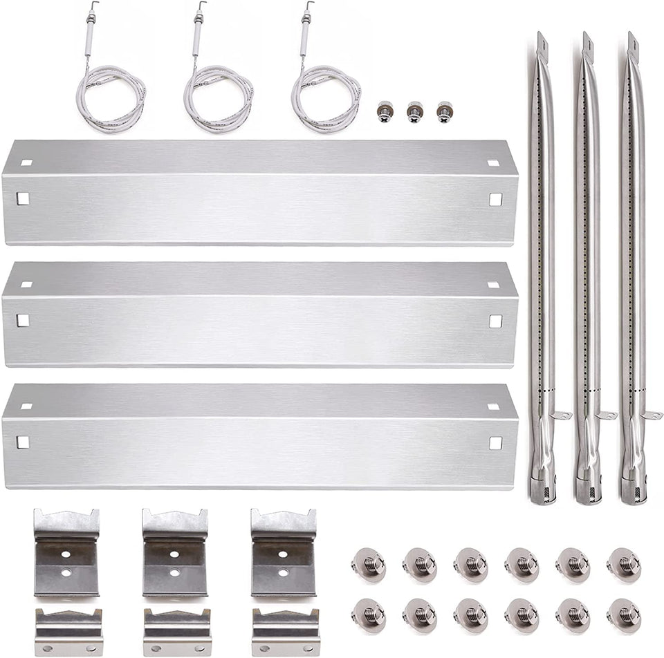 Criditpid stainless steel heat plate replacement for Chargriller, promoting even heat distribution