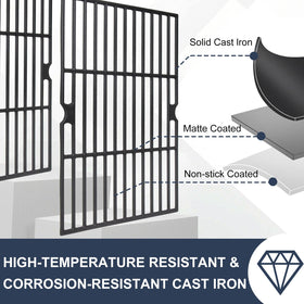 Criditpid G1707-010 grill grate close-up, durable cast iron.