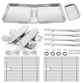Criditpid Nexgrill 720-0830H grill grates offer durable stainless steel cooking surface.