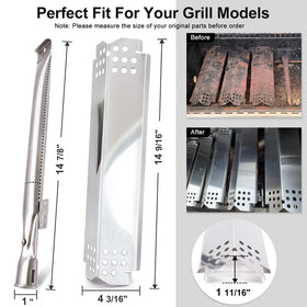 Criditpid Nexgrill burner tube replacement for consistent flame