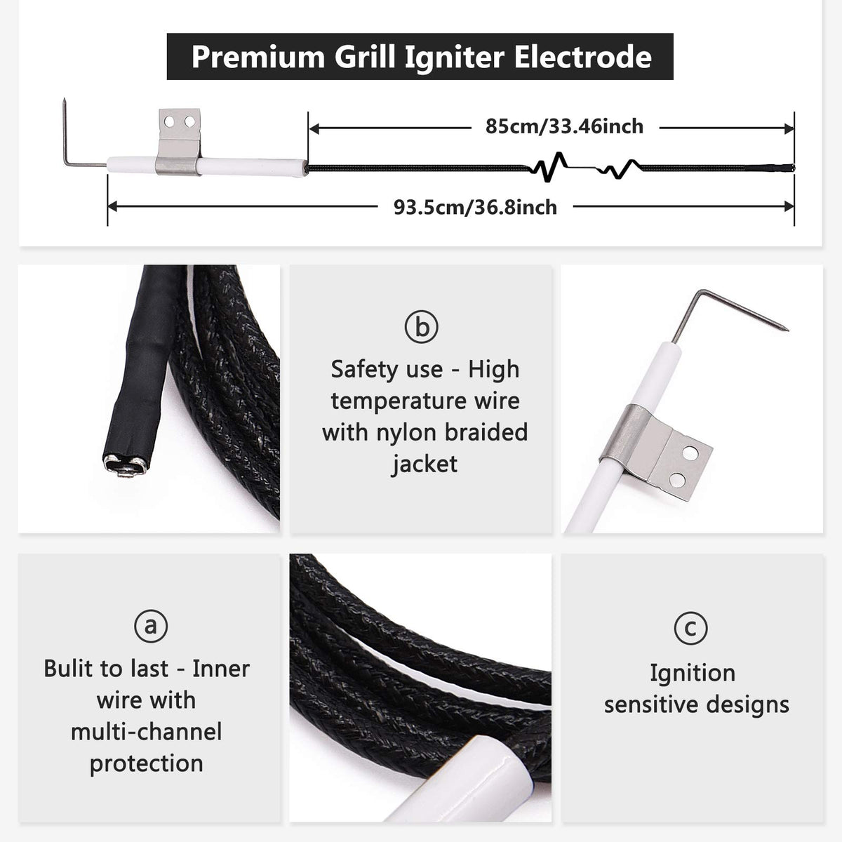 Criditpid Nexgrill burner tube length detail for compatibility