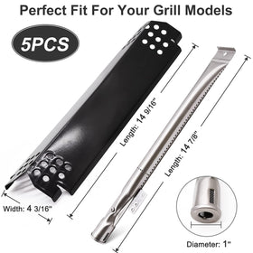 Criditpid Nexgrill burner tubes 14-7-8 inch for even heat