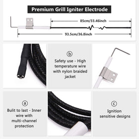 Criditpid Nexgrill replacement kit assembly for DIY swap