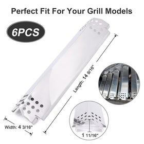 Criditpid stainless steel burner cover offers rust resistance for durability.