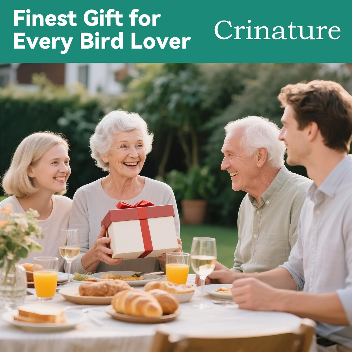 Crinature bird feeder makes a thoughtful gift for nature lovers.