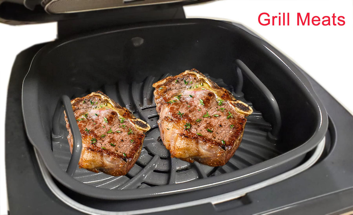 Croask Ninja Foodi non-stick ceramic coating aids food release