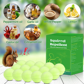 Crobirware peppermint-oil scent repels rodents indoors and outdoors.