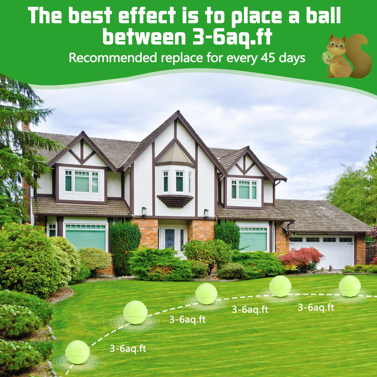 Crobirware no-mess placement in gardens, attics, or garages.