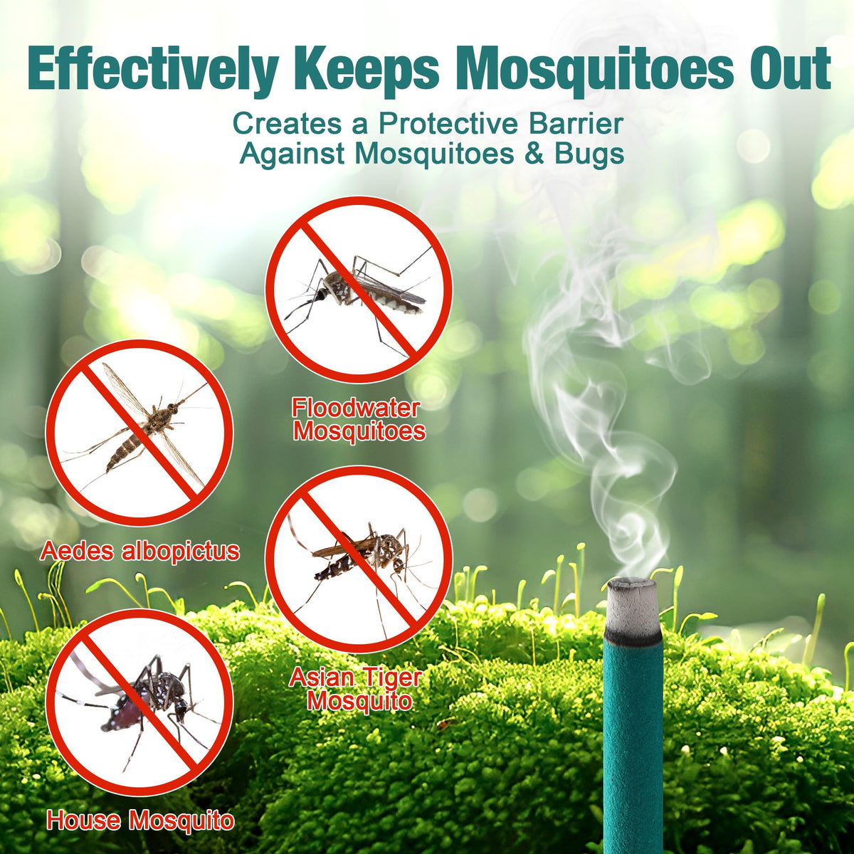 Crobirware garden camping bug-repellent sticks pack for outdoor trips.