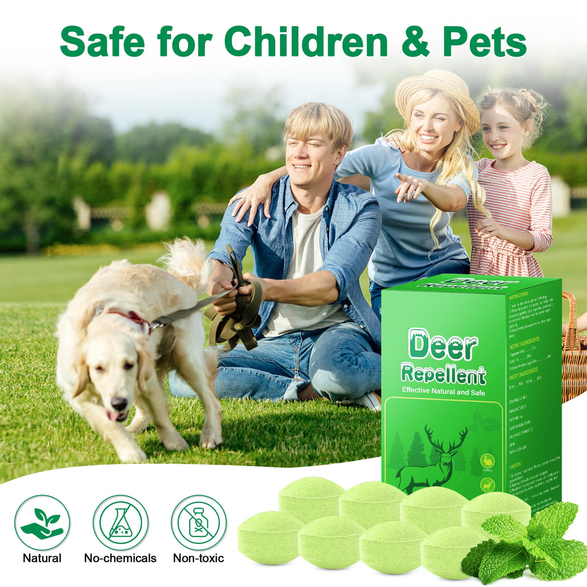 Crobirware natural ingredients deer repellent safe for pets and gardens