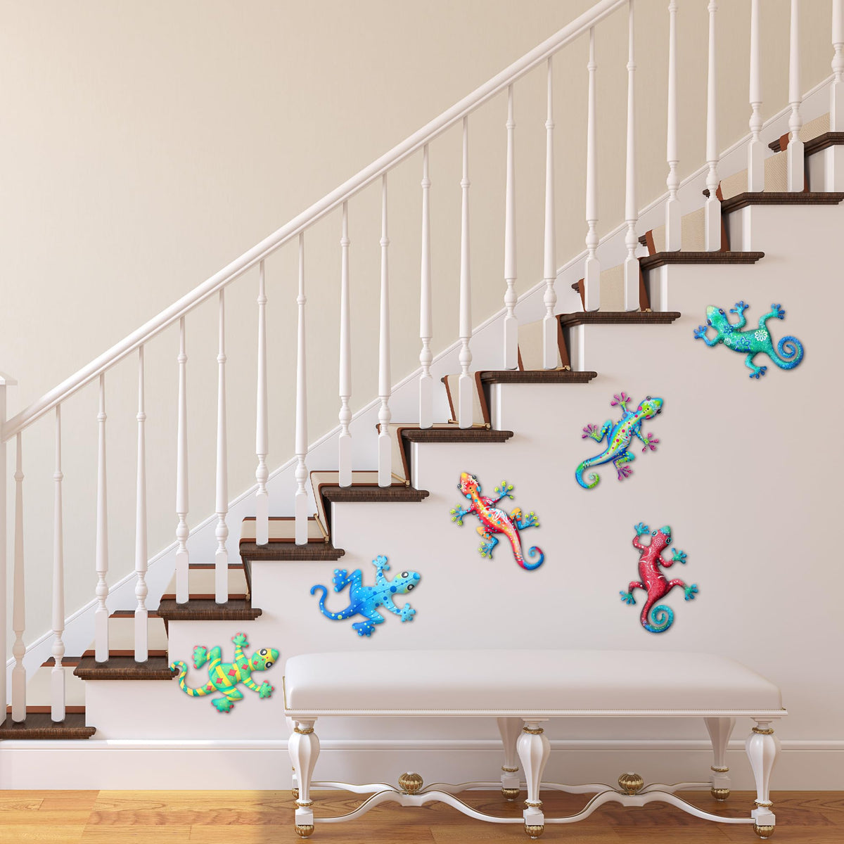 Gift-ready gecko set suitable for housewarming or holidays