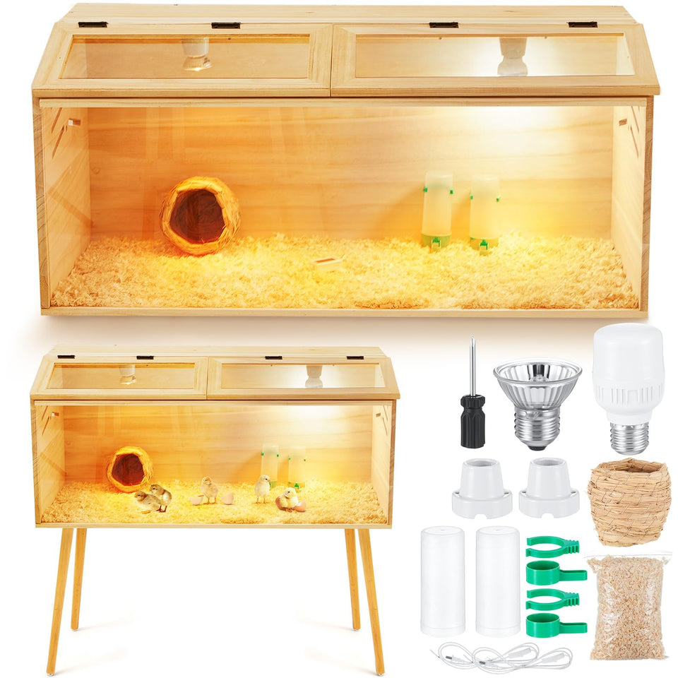 CroBlissful brooder box assembly guide for quick setup.