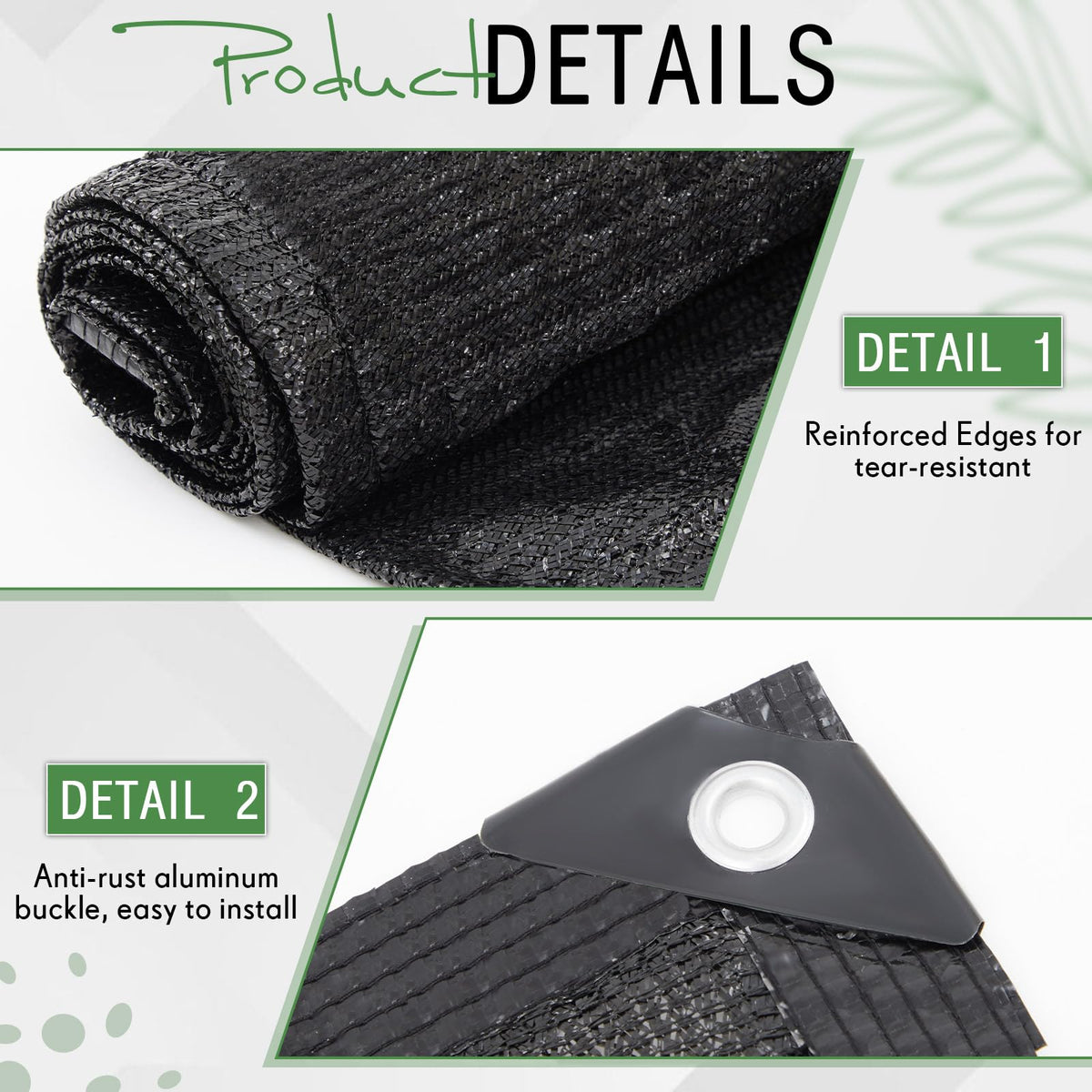 CroBlissful edge-stitch detail reinforces the screen edge for lasting use.