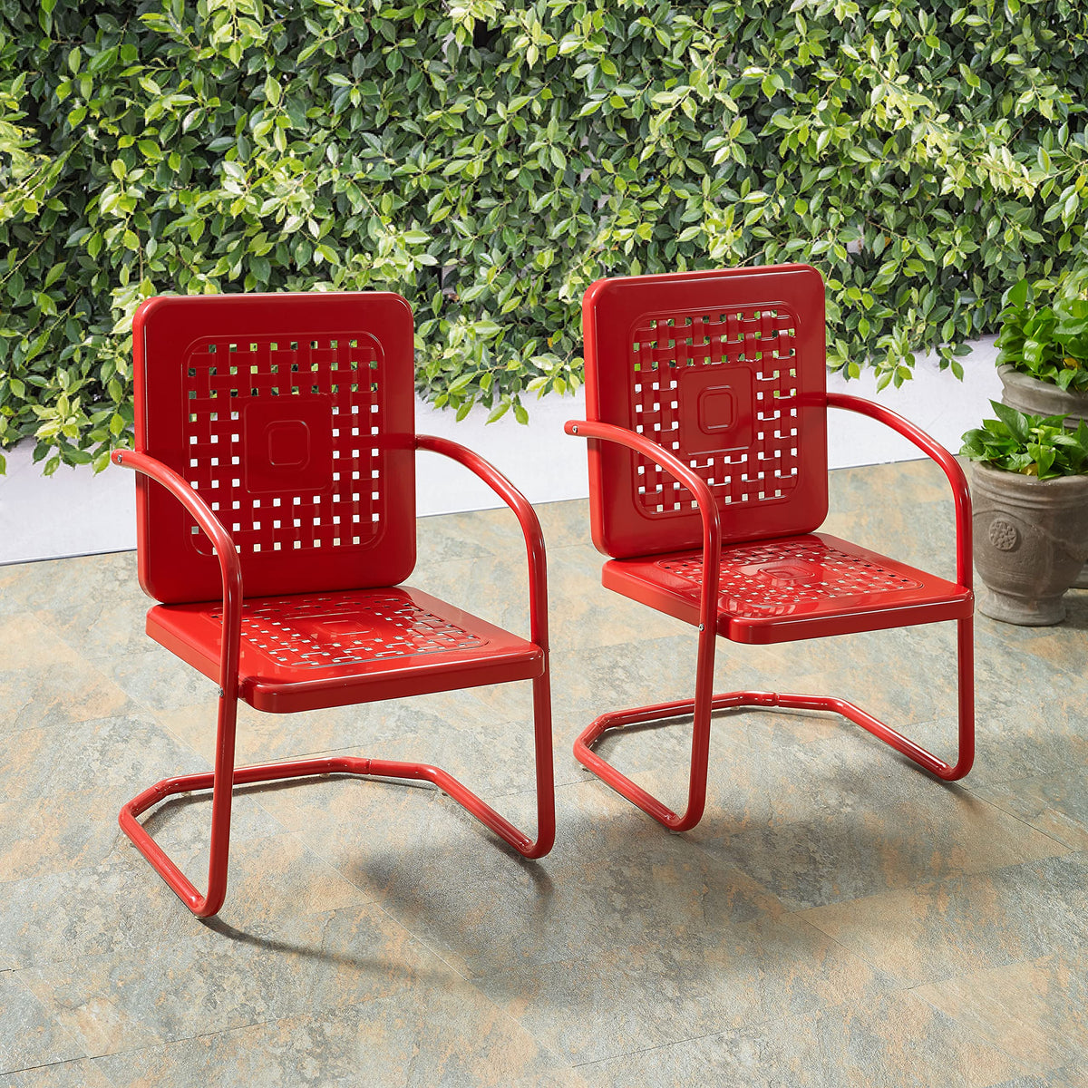 Crosley Bates chair paired with a cozy porch setup.