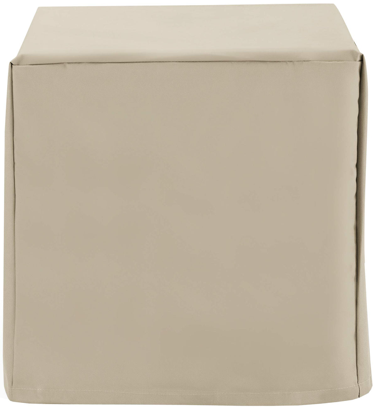 Crosley heavy-duty vinyl cover shields wicker tables from rain and sun