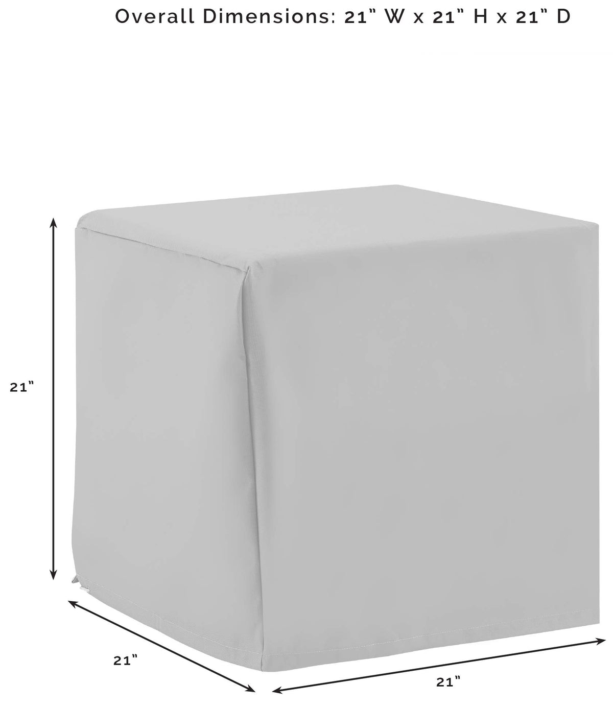 Crosley universal-fit design suits many outdoor wicker side tables