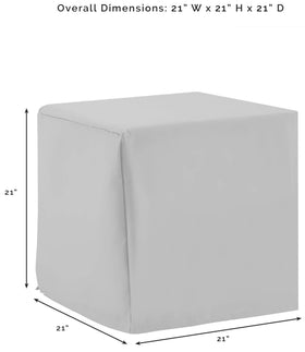 Crosley universal-fit design suits many outdoor wicker side tables