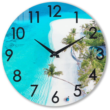 Crosstime 14-inch outdoor clock dial for easy reading from a distance.