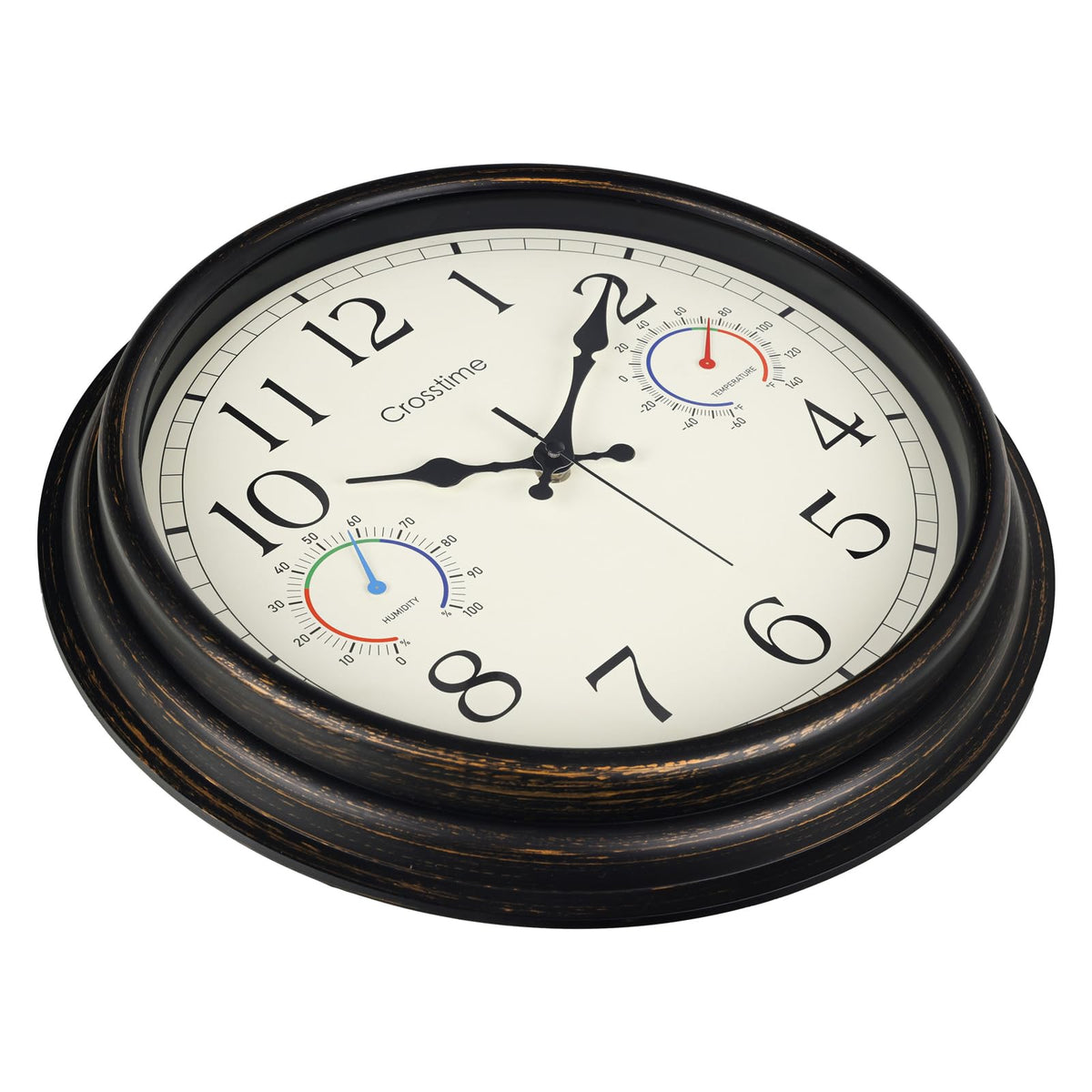 Crosstime clock battery installation is quick and simple.