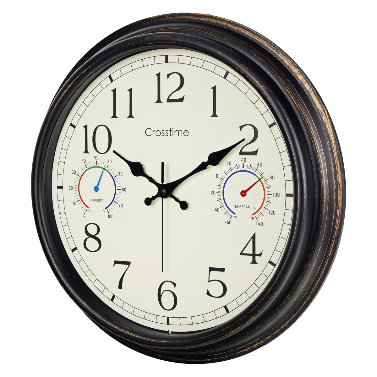 Crosstime poolside view clock blends style with outdoor practicality.