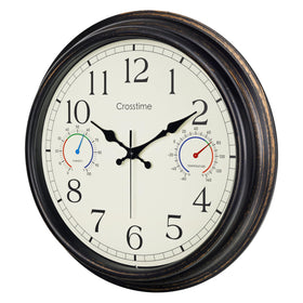 Crosstime poolside view clock blends style with outdoor practicality.