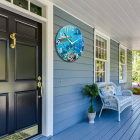 Crosstime coastal decor suits patio, garden, or beach house walls.