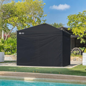 CROWN SHADES 150D fabric provides durable, weather-resistant performance.