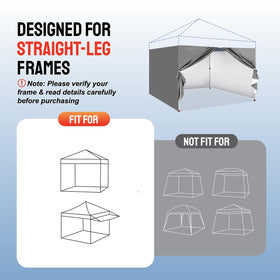 Crown Shades four sidewalls only, canopy not included.