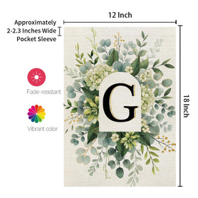 CROWNED BEAUTY garden flag ideal for porches and entryways, welcoming guests with style.