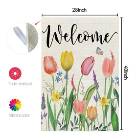 CROWNED BEAUTY double-sided printing shows vibrant image from any angle.