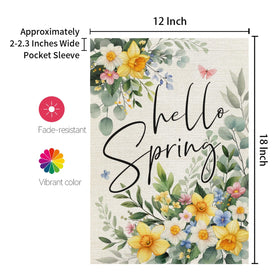 CROWNED BEAUTY double-sided flag keeps bright colors under sun and rain for outdoors