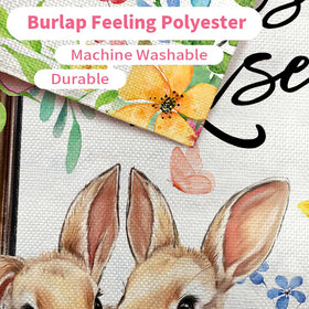 CROWNED BEAUTY Easter flag makes a thoughtful seasonal gift for neighbors and friends.