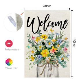 Crowned Beauty gift-ready spring flag suitable for housewarmings