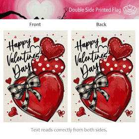 CROWNED BEAUTY hearts design with polka dots and plaid.