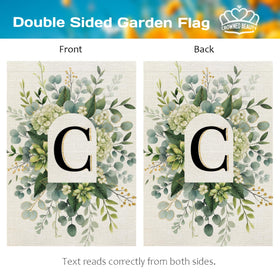 CROWNED BEAUTY 12x18 garden flag size on standard flag stand
