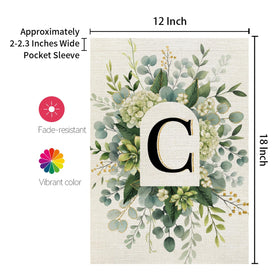CROWNED BEAUTY personalized monogram option A to Z for family decor