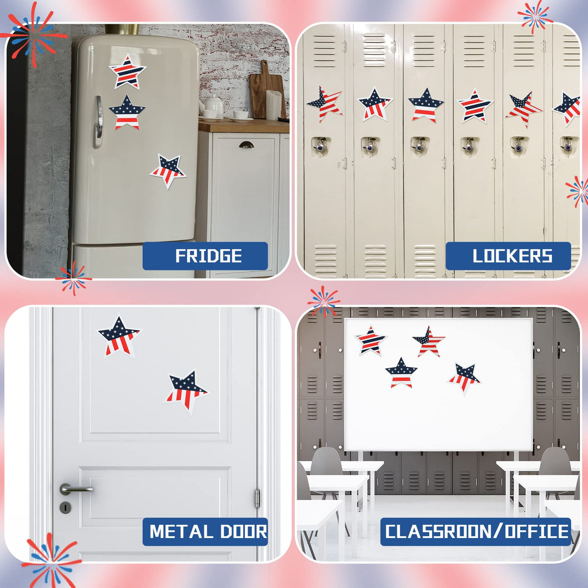 Crtiin durable magnets resist wear while keeping bright colors displayed.