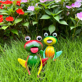 Cruis Cuka frogs are ideal for porches, lawns, and front yard displays.