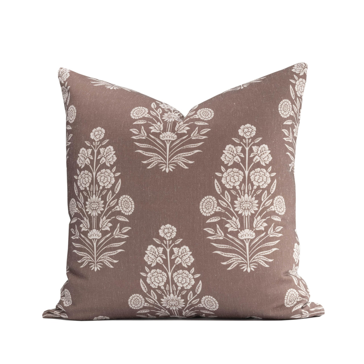 Crumbs Home fall linen pillow cover 20x20 front view, elegant indoor-outdoor decor