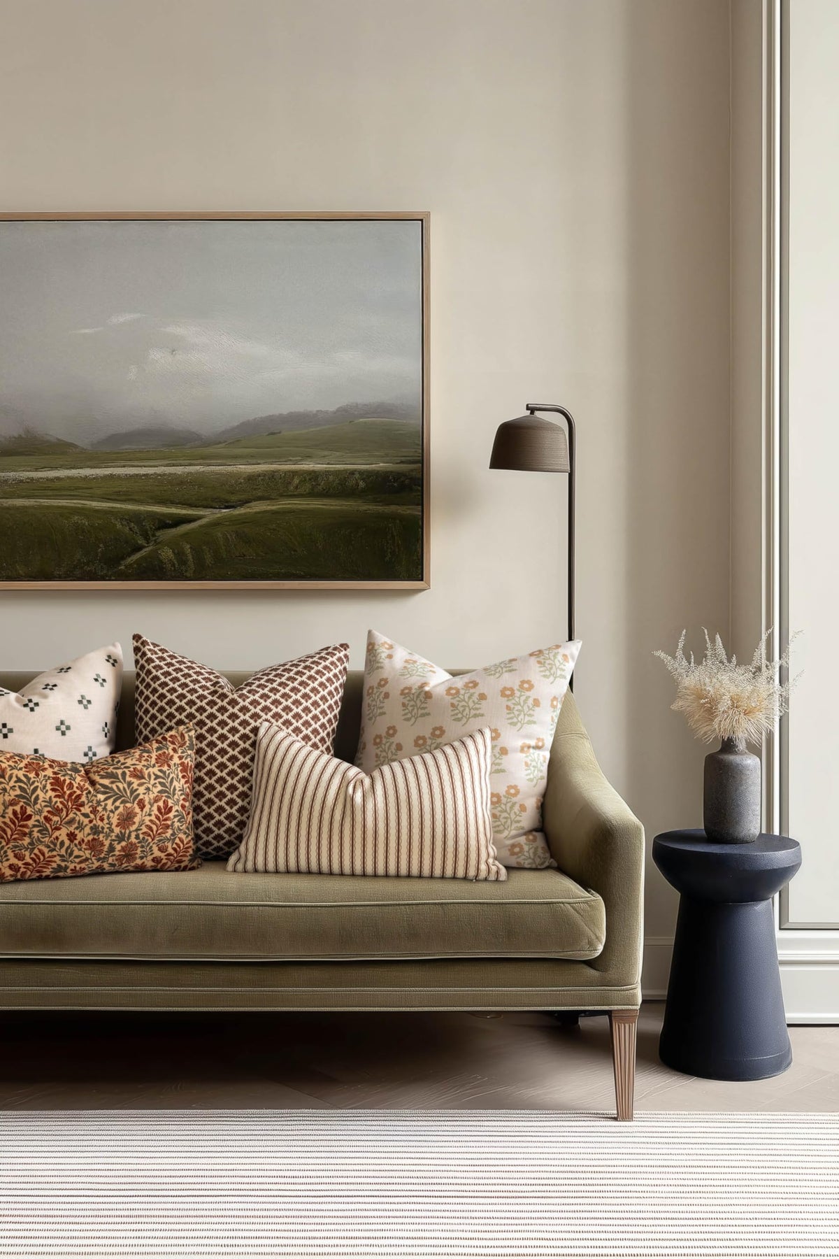 Crumbs Home linen blend fabric closeup highlighting durable weave and soft texture