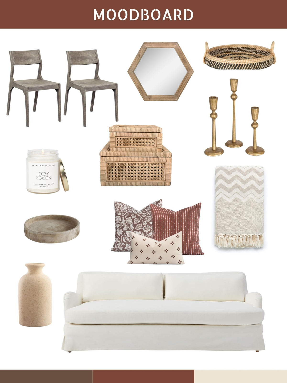 Crumbs Home reversible design with solid neutral reverse for quick style changes.