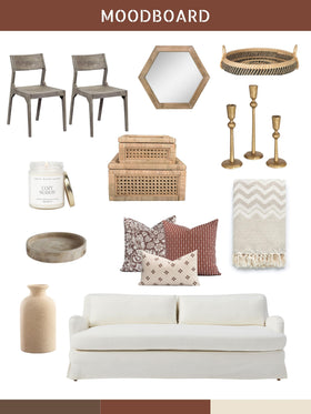 Crumbs Home reversible design with solid neutral reverse for quick style changes.