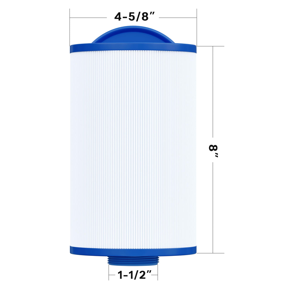Cryspool 04026 easy cleaning pleats for renewed filter performance
