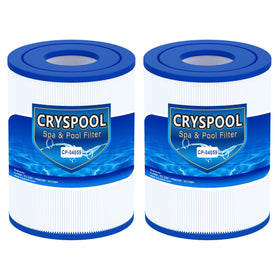 Cryspool 04059 spa filter cartridge with 50 sq ft filtration for clearer water