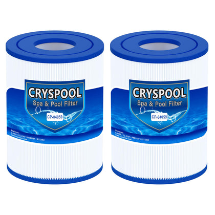 Cryspool 04059 spa filter cartridge with 50 sq ft filtration for clearer water