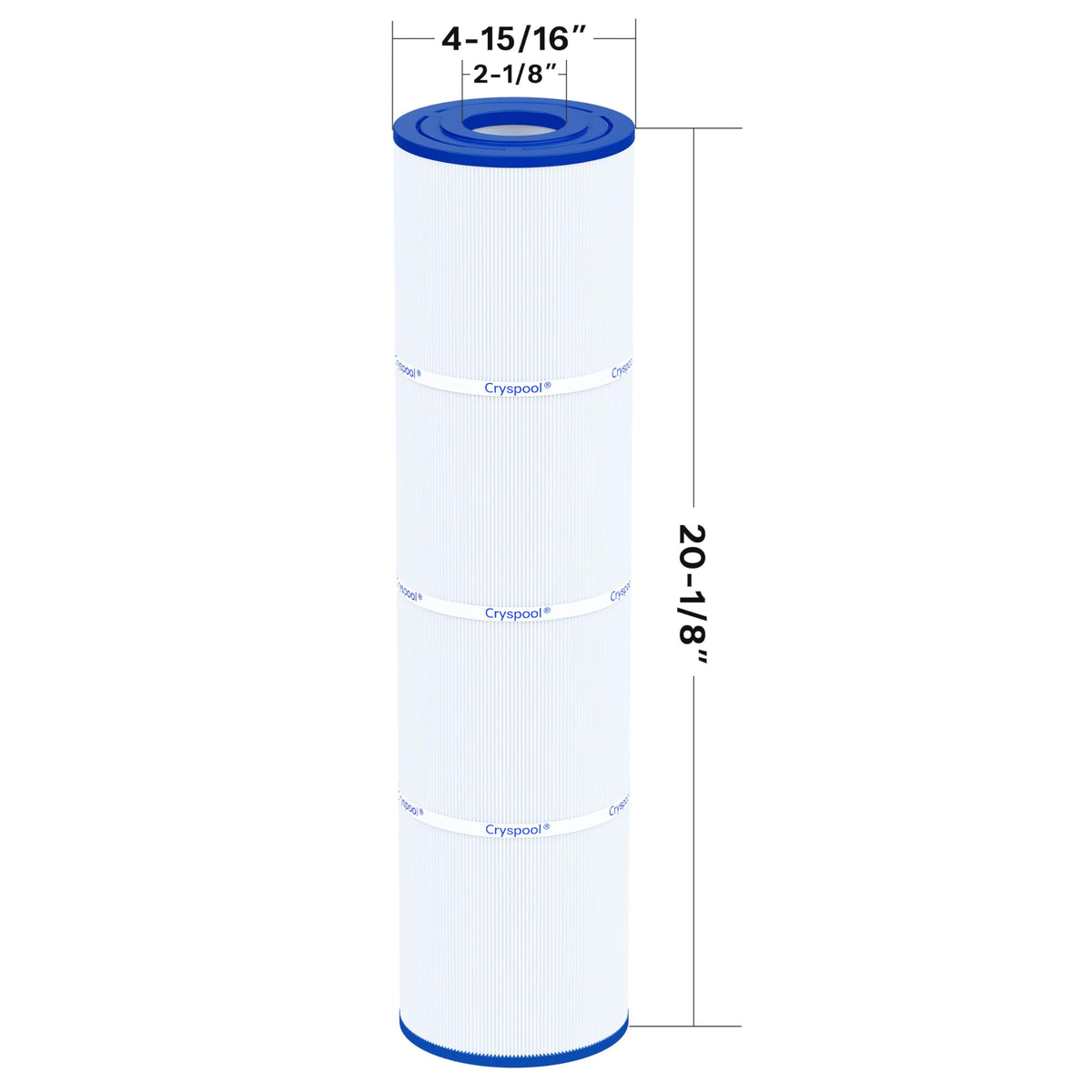 Cryspool 04086 filter uses trilobal fiber technology for higher filtration capacity