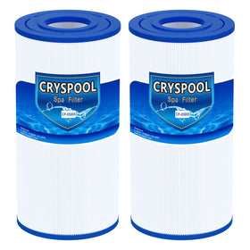 Cryspool 05005 filter side view shows rugged spa filtration build.