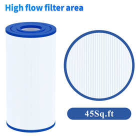 Cryspool 05005 filter trilobal fiber close up emphasizes high filtration capacity.