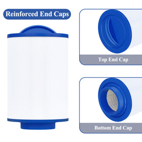 Cryspool 05011 filter provides 20 sq ft filtration area for thorough spa cleaning.